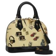 Louis Vuitton Vintage Pre-owned Laeder handvskor Beige, Dam