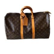 Louis Vuitton Vintage Pre-owned Canvas resvskor Brown, Dam