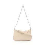 Louis Vuitton Vintage Pre-owned Laeder axelremsvskor Beige, Dam