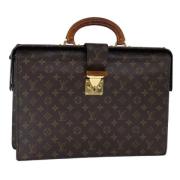 Louis Vuitton Vintage Pre-owned Canvas portfljer Brown, Dam