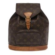 Louis Vuitton Vintage Pre-owned Canvas ryggsckar Brown, Dam