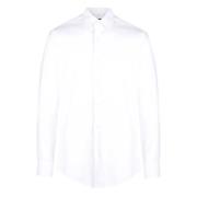 Hugo Boss Slim Fit Stretch Poplin Skjorta White, Herr