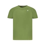 K-Way Grön Bomull T-shirt Green, Herr