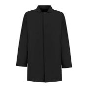 People of Shibuya Vattenavvisande Slim-Fit Trench Coat Black, Herr