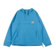 Carhartt Wip Teal Windbreaker Pullover för Män Blue, Herr