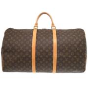 Louis Vuitton Vintage Pre-owned Canvas resvskor Brown, Dam