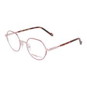 Etnia Barcelona Rund Metallram Glasögon Sapphire Pink, Unisex