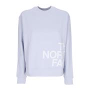 The North Face Lätt Crewneck Sweatshirt med Logo Blue, Dam