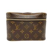 Louis Vuitton Vintage Pre-owned Canvas handvskor Brown, Dam