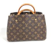 Louis Vuitton Vintage Pre-owned Canvas louis-vuitton-vskor Brown, Dam