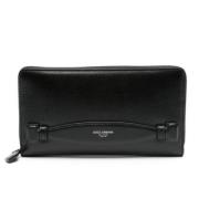 Dolce & Gabbana Svarta Plånböcker för Män Black, Dam