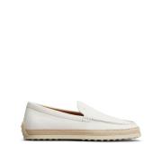 Tod's Vita Platta Skor Elegant Stil White, Dam