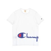 Champion Vit Crewneck T-shirt för män White, Herr