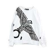 BOY London Örn Crewneck Sweatshirt Vit/Svart White, Herr