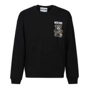 Moschino Söt Björn Sweatshirt Black, Herr