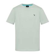 PS By Paul Smith T-shirt med logotypformad lapp Green, Herr