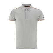 Corneliani Kortärmad dragkedja polo Made in Italy Gray, Herr