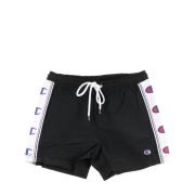 Champion Svarta Beachshorts Badshorts för Män Black, Herr