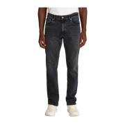 Calvin Klein Jeans Svarta Jeansbyxor Black, Herr