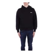 Barrow Svart Hoodie Med Dragkedja Black, Herr