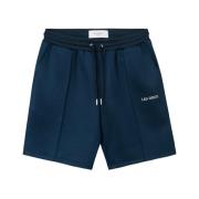 Les Deux Bekväma Track Shorts med Skräddarsydda Tryckknappar Blue, Her...