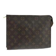 Louis Vuitton Vintage Pre-owned Canvas necessrer Brown, Dam