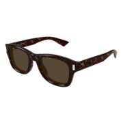 Saint Laurent Bold Solglasögon Brown, Unisex