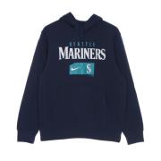 Nike Seattle Mariners Club Pullover Hoodie Blue, Herr