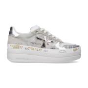 Premiata Silver Sneakers för Kvinnor Gray, Dam