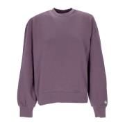 Carhartt Wip Lättvikts Crewneck Sweatshirt Misty Thistle Purple, Dam