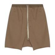 Rick Owens Bomullsshorts Brown, Herr