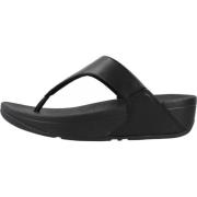 Fitflop Läder Tårem Flip Flops Black, Dam