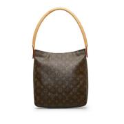 Louis Vuitton Vintage Pre-owned Canvas handvskor Brown, Dam