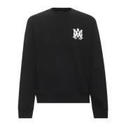 Amiri Svart Tröja med Monogram Logo Black, Herr