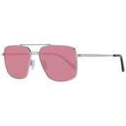 Serengeti Silver Aviator Solglasögon med Photochromatic Linser Gray, H...