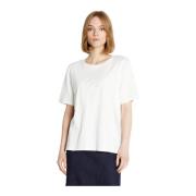 RUE de Femme Delikat Broderad T-shirt Off White White, Dam