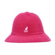 Kangol Elektrisk Rosa Fiskarhatt Bermuda Tyg Pink, Herr