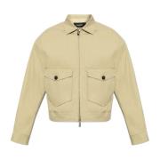 Dsquared2 Jacka med axelvaddar Beige, Herr