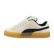 Puma Mörk Risk Mocka Sneakers White, Dam