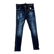 Dsquared2 Stiliga Jeans för Män Blue, Herr