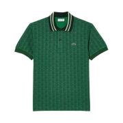 Lacoste Klassisk Återbesökt Grön T-shirts och Polos Green, Herr