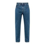 Bally Tapered Leg Jeans Blue, Herr