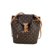 Louis Vuitton Vintage Pre-owned Canvas ryggsckar Yellow, Dam