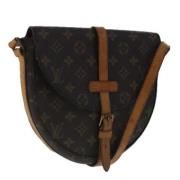 Louis Vuitton Vintage Pre-owned Canvas crossbodyvskor Brown, Dam