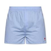 Ami Paris Boxers med logotyp Blue, Herr