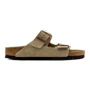 Birkenstock Beige Mocka Sandaler Kollektion Ss25 Beige, Dam