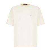 Dolce & Gabbana Avslappnad Bomull T-shirt Beige, Herr