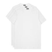 Dsquared2 Enfärgad Logo T-shirt Pack White, Herr