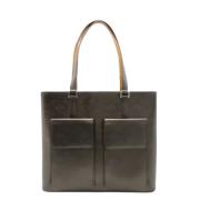 Louis Vuitton Vintage Pre-owned Laeder totevskor Black, Dam