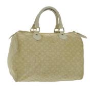 Louis Vuitton Vintage Pre-owned Canvas handvskor White, Dam